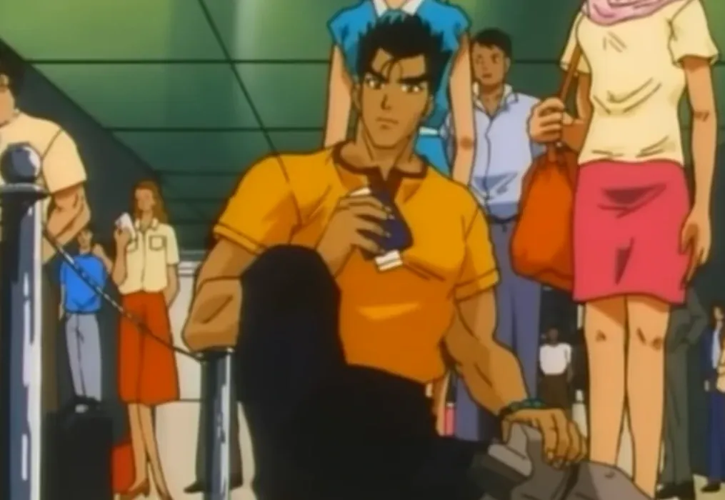 Anime antigo restaurado — original