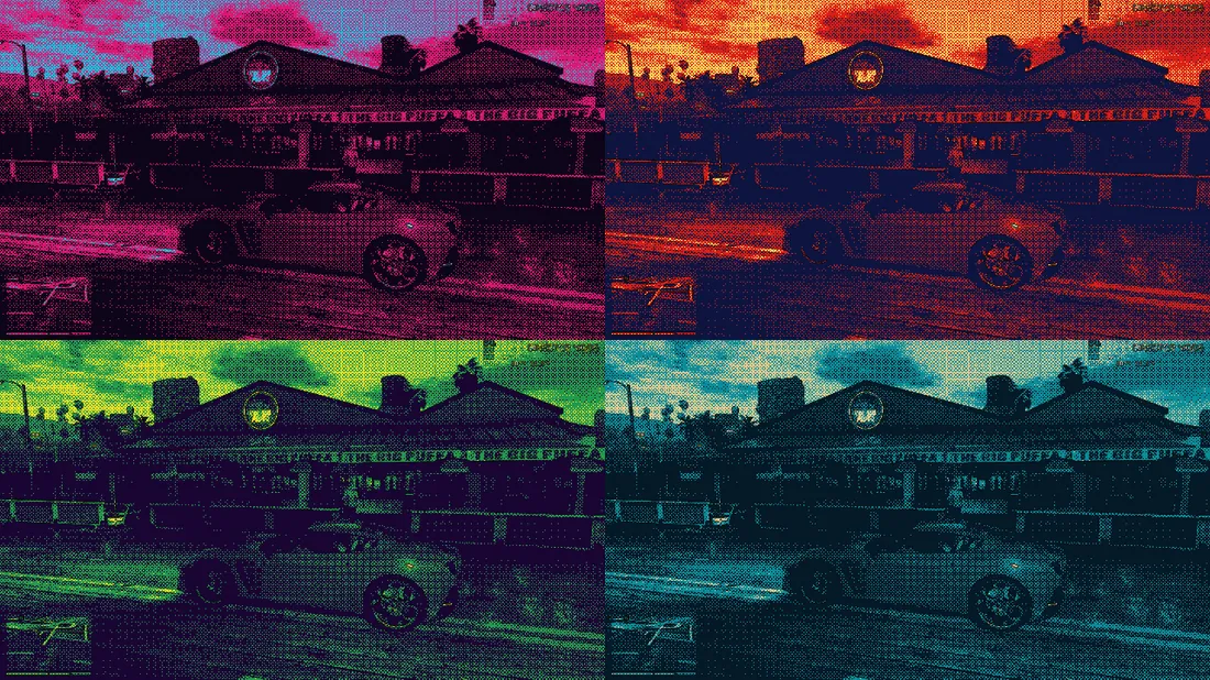 Pop art 2x2 (estilo Warhol) — com WLSS