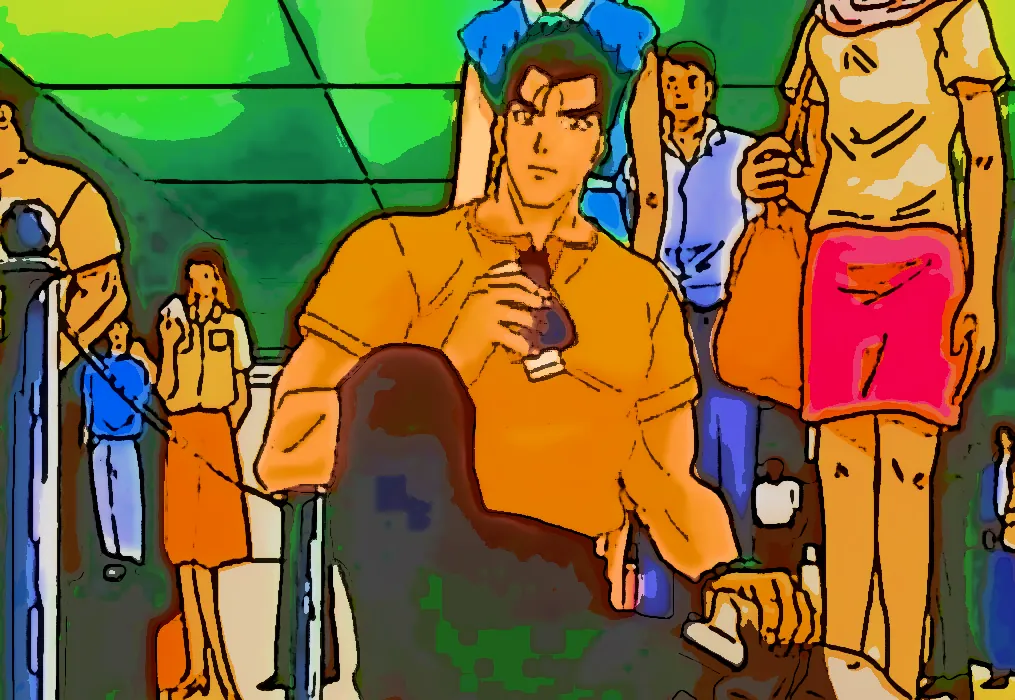 Anime com linhas redesenhadas (Laplaciano) — com WLSS