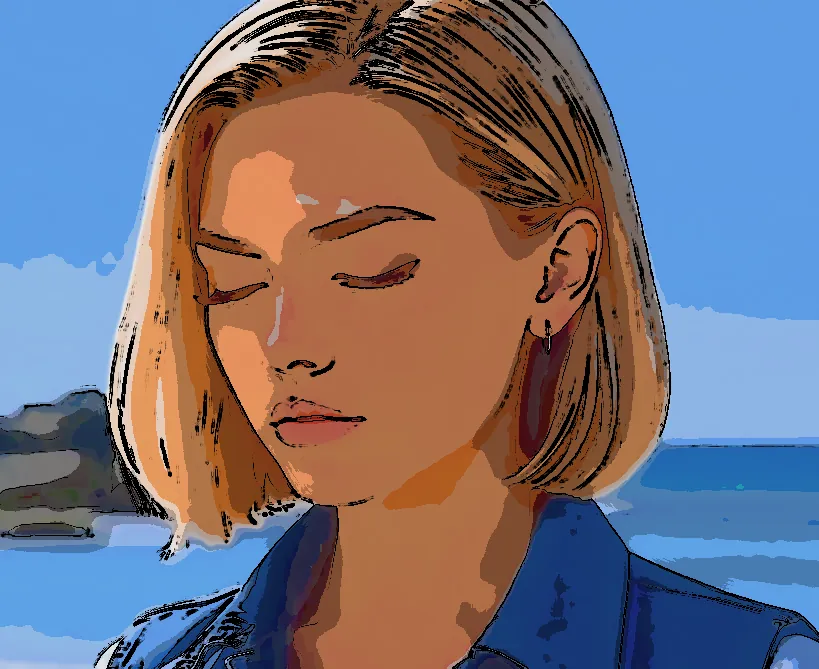 Retrato em anime — com WLSS